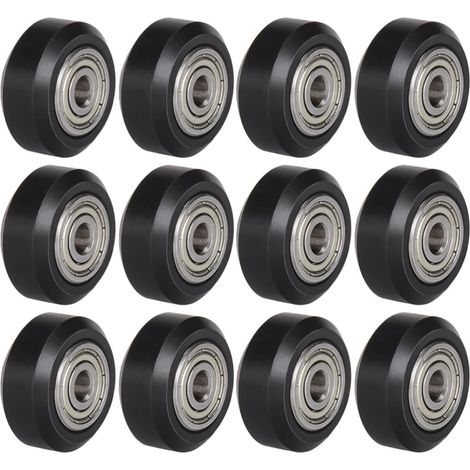 Poulies POM avec Roulement pour Machine de Gravure 3D Lot de 12 pour Fonctionnement Silencieux (1/5)