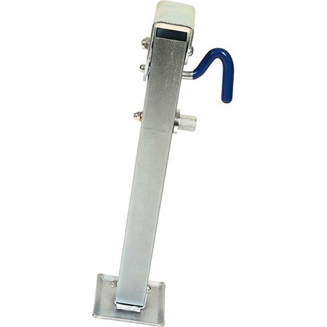 Cric de remorque télescopique 460-680 mm, capacité 1000 kg, en acier galvanisé, pour caravane, véhicule tout-terrain et camping-car (1/5)
