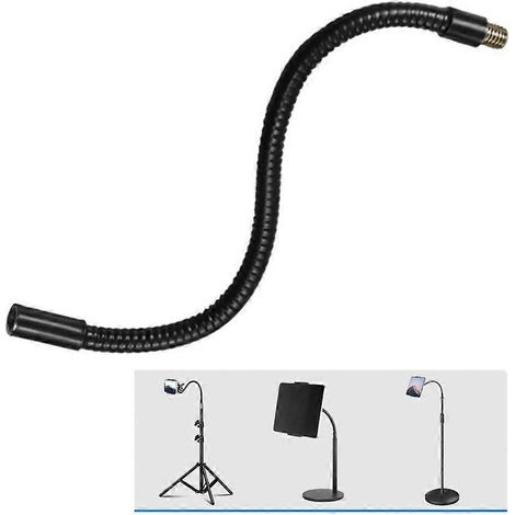 Raccord en silicone 1/4 femelle vers M10 mâle, flexible, collier de serrage pour lampe (1/4)