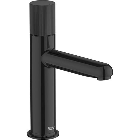 ROCA A5A3B3FCN0 NU Grifo Monomando Lavabo Cold Start Maneta Stripes Negro Titanio - ref: A5A3B3FCN0