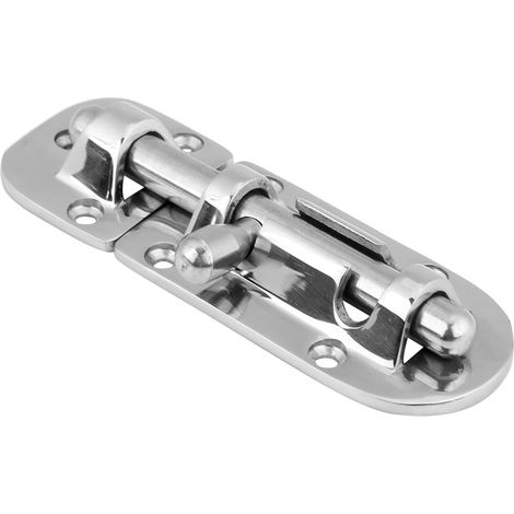 Verrou de porte et fenêtre de bateau en acier inoxydable, loquet coulissant, 110 mm (1/5)
