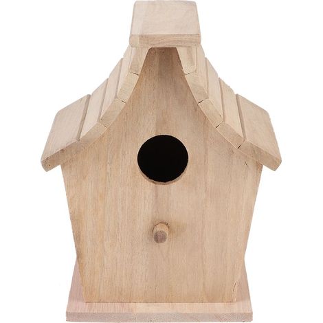 Nichoir à oiseaux en bois, boîte de reproduction suspendue pour perroquets, perruches et petits oiseaux (1/5)