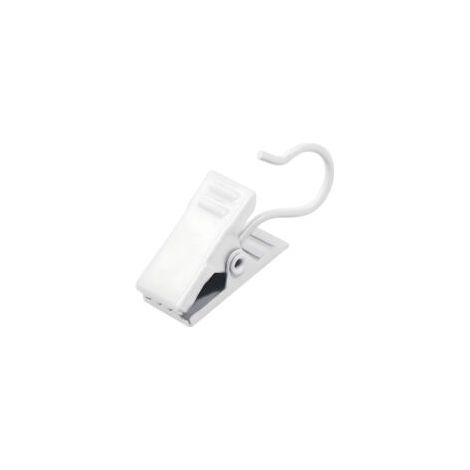 Packung mit 100 Gardinenclips (weiß)