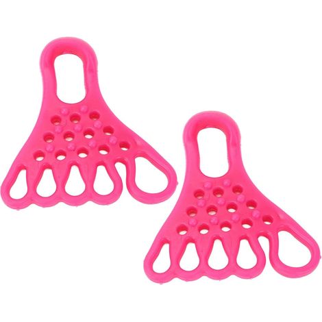 Lntyq Stück Zehen-Fußstrecker, TPR-Fußmassage-Separator, Kraftmassageband, Valgus-Fußstreckergerät für Valgus-Fitness, 13,8 x 12,5 x 1,5 cm (1/5)