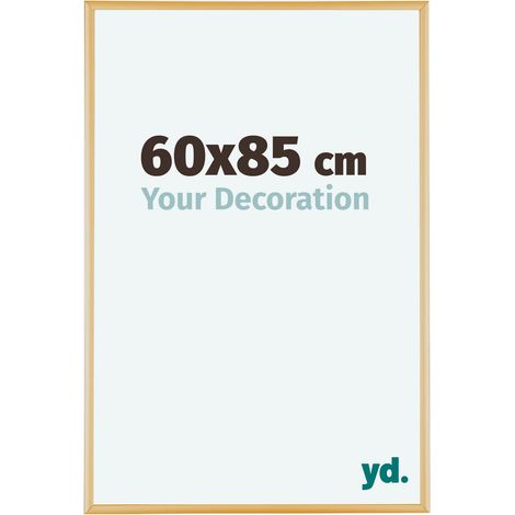 yd. - Cadre photo 60x85 - Or Vintage - Aluminium - Kent