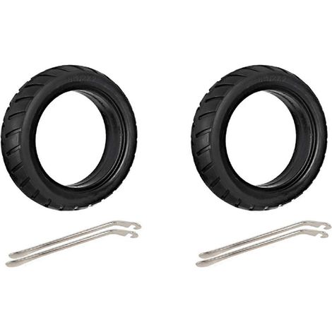 Satz mit 6 Vollgummireifen (8,5 Zoll, vorne/hinten) für den Xiaomi M365 Elektroroller. Kompatibel mit Vorder- und Hinterradmodellen. (1/5)