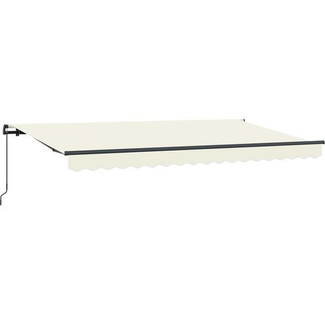 Maison Exclusive - Tenda Retrattile Crema 350 x 200 cm Tessuto