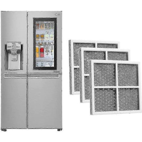 Filtre à air pour réfrigérateur LG Pure N Fresh, lot de 3 filtres à air de rechange, pour LG (1/5)
