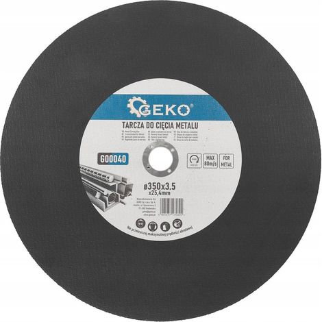 Geko Disque de découpe Premium métallique 350 mm (1/2)