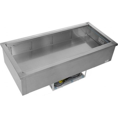 Cuve inox de refroidissement ventilée 4 x GN 1/1, 235 W, 220 V - MONO (1/3)