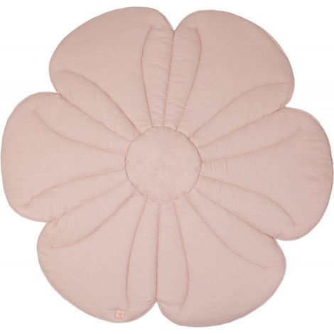 Tapis de sol fleur molletonné bébé enfant bloom house - Rose clair (1/5)