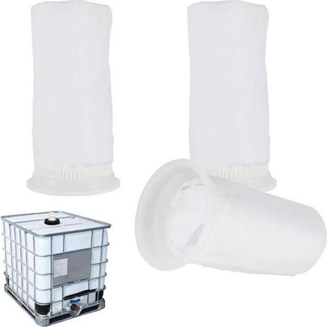 3 Pièces Filtre IBC en Nylon pour Cuve, 200 Mesh Filtre à Eau de Pluie, Filtre Lavable pour Couvercle en Nylon - Kit de Filtres (1/5)
