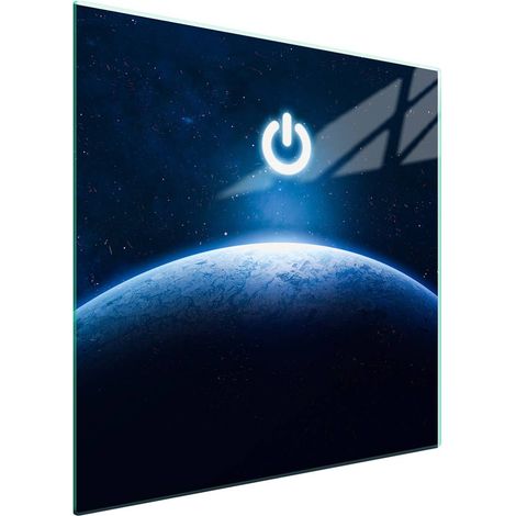 Piastra protettiva in vetro per piano cottura 50x52 Kosmos (1/5)