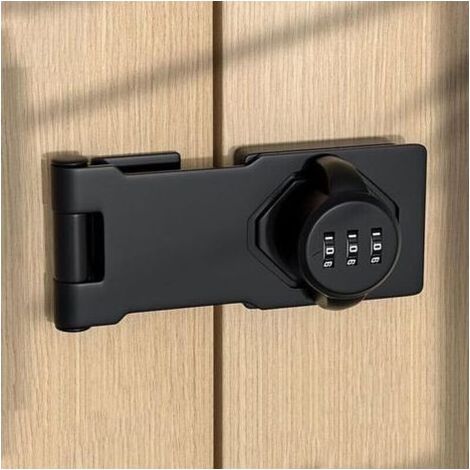 Verrou de Porte à Code en Acier Inoxydable avec vis pour casiers d'école ou de Maison, remises, armoires, Rails de fenêtre (1/5)
