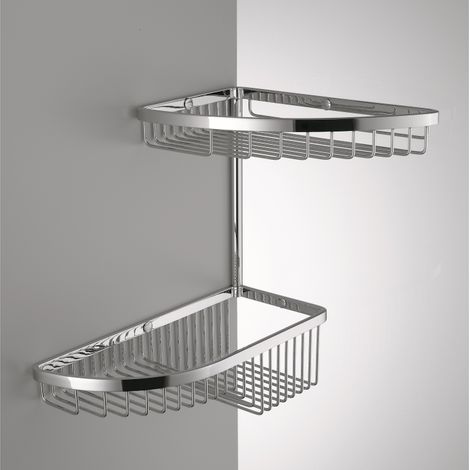 COLOMBO DESIGN Contract angolare doppio complementi cromato codice prod: B96070CR (1/2)