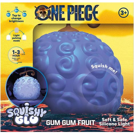 Paladone Lampada One Piece Frutto Gom Gom Ricaricabile 15 cm Silicone