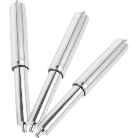 Porte-rouleau de papier toilette avec tige à ressort et 3 inserts en plastique, axe central pour (1/5)