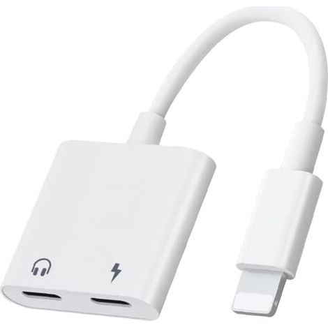 4-in-1-Kopfhöreradapter für iPhone, [Apple MFi-zertifiziert] Dual L (1/5)