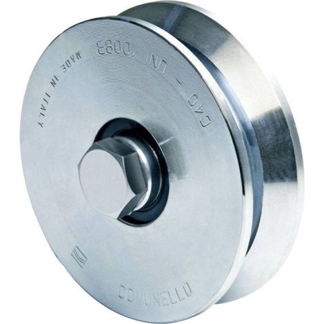 RUOTA PER CANCELLI GOLA A 'Y' ART. 307Y Ø 157 - portata 575 kg