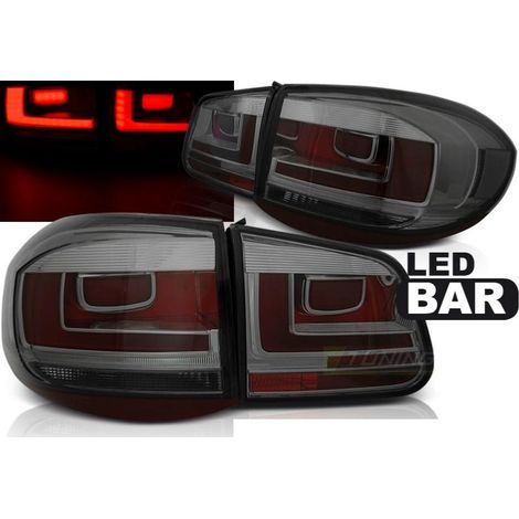 Paire de feux arriere VW Tiguan 07-11 LED BAR fume-27336555 (1/4)