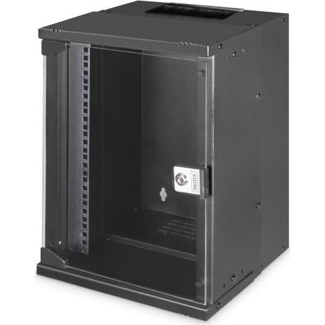 Meuble de bureau Digitus SOHO PRO porte verre 9U