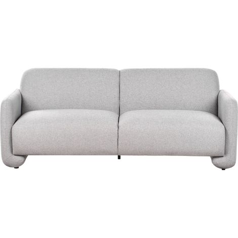 Sofa 3-Sitzer SALAND Stoff Grau