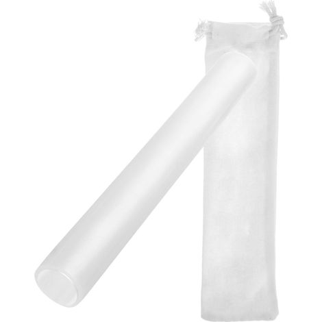 Bâtonnet pour bol chantant en acrylique, baguette pour bol sonore de Bouddha, maillet pour bol chantant-19.5x3.5cm (1/4)