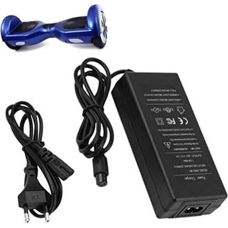 Adattatore caricabatterie universale da 42 V 2 A per monopattini elettrici e hoverboard (1/2)