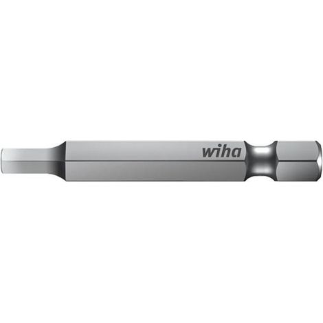 Wiha - embout professional six pans 2 5 - 70 mm, forme e 6 3 - 7043z