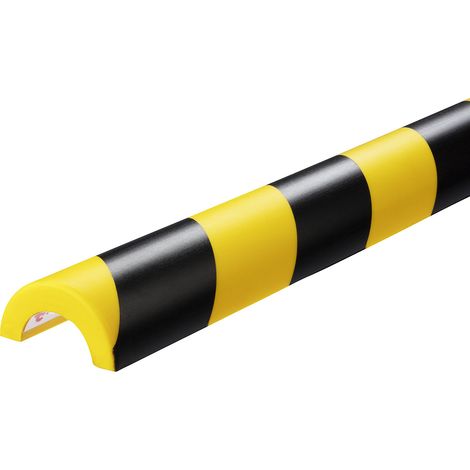 DURABLE PROFIL DE PROTECTION DE TUYAU, TYPE P30, PROFIL DE 1 M, 50 X 25 MM (L X H) - JAUNE/NOIR 1115130 (1/5)