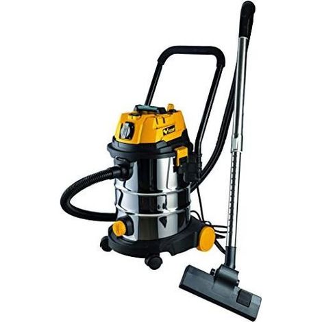 Vigor 9934022 Bidone aspiratutto Inox 25 L 1500 W con presa per elettroutensili colore Inox