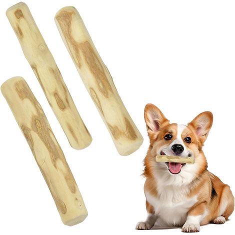 Lot de 3 Bois à Mâcher pour Chiens, Chiens Petite et Moyenne Taille (1/5)