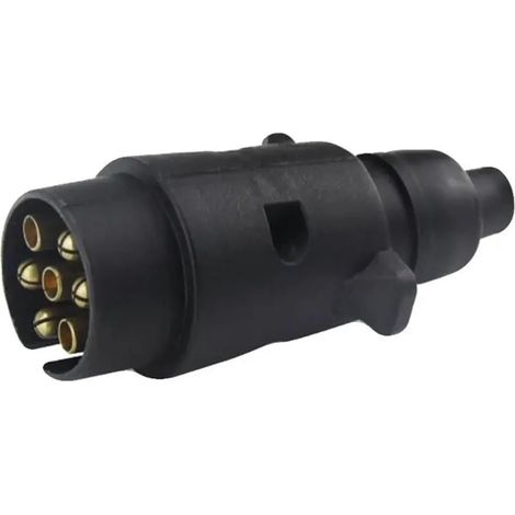 Connecteur Rond en Plastique for Remorque RV, 7 Voies, 7 Broches, 12V, Prise De Voiture Standard, Alimentation Électrique for Véhicule (1/5)
