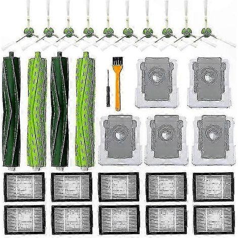 Kompatibel mit Roomba i3 Serie, Staubsauger-Hauptbürste und HEPA-Filter Ersatzteile (1/5)