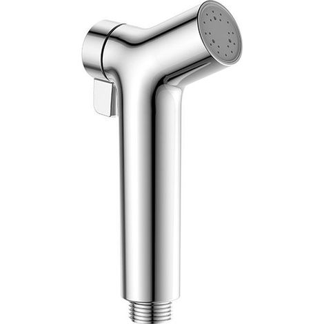 WC-Handbrause – einstellbarer Wasserdruck für die Intimhygiene – Edelstahl – einfach zu installierende Handbrause mit Absperrventil (1/3)