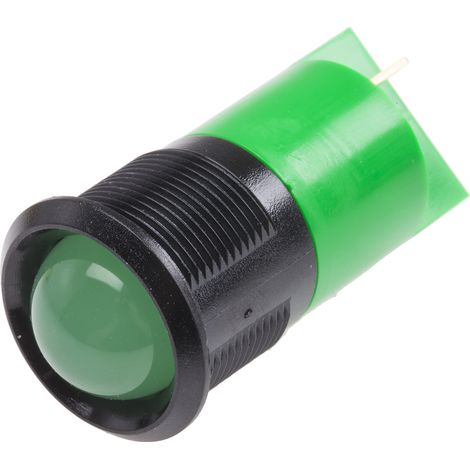 Voyant LED lumineux  Vert RS PRO, dia. 22mm ( Prix pour 1 )