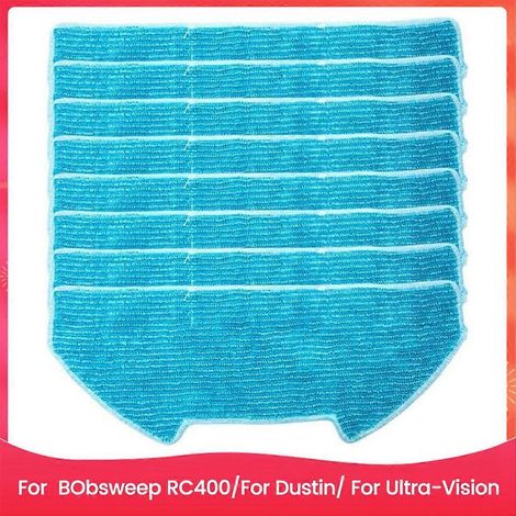 De rechange patins de lavage pour BObsweep RC400/pour Dustin/pour Ultra-Vision aspirateur robot, microfibre chiffon de lavage patin accessoires (1/5)