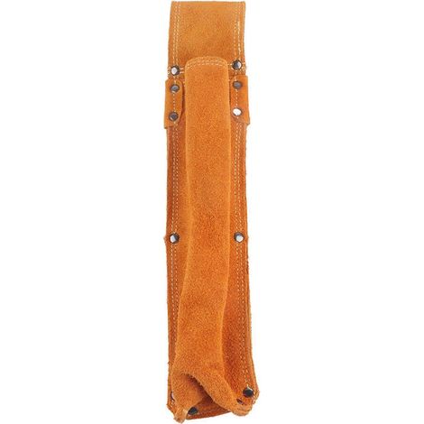 Sacoche de ceinture porte-baguettes de soudage en cuir de vachette épais anti-brûlure pour soudeur (1/5)