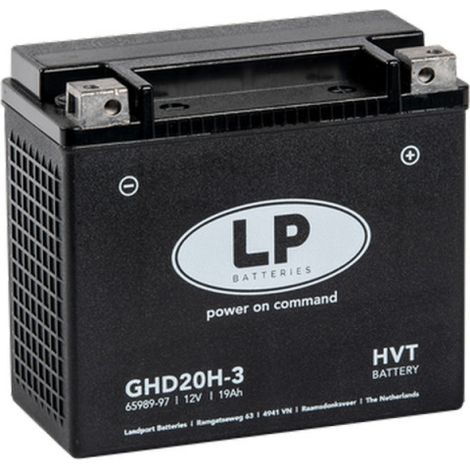 Batterie moto 12V 19Ah – Puissance de démarrage 290A – Technologie Gel – Entretien sans maintenance – Landport