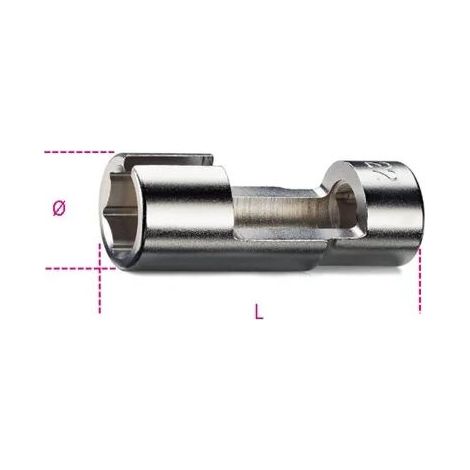 Douille hexagonale pour sonde lambda 1/2 960sl - 22x85