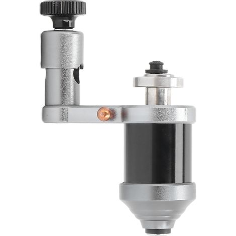 Machine à tatouer professionnelle à moteur, en alliage d'aluminium, réglable, pour tatoueurs, grise. (1/5)