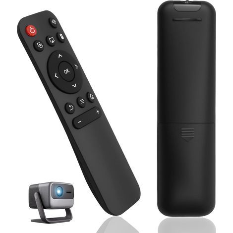 Replacement Remote Control Compatible with HY320mini HY320 HY300 Pro HY300 Projector Replacement Remote Control - No Pairing Required Infrared Technology Easy to Use (Batteries Not Included) (1/5)