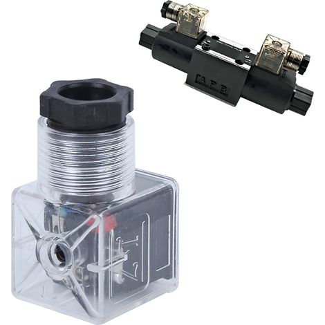 5 Pièces Bobine Électrovanne Hydraulique Transparente Universelle 24V DC Accessoires Valve (1/5)