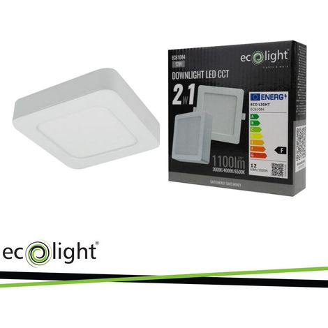 PANNELLO INCASSO 12W QUADRATO  CCT 2IN1 (INCASSO E SUPERF.) (1/3)