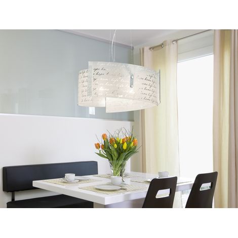 Aufhängung Signa 3 Gläser Weiß 3xE27 Ø50 cm Trio Lighting (1/5)