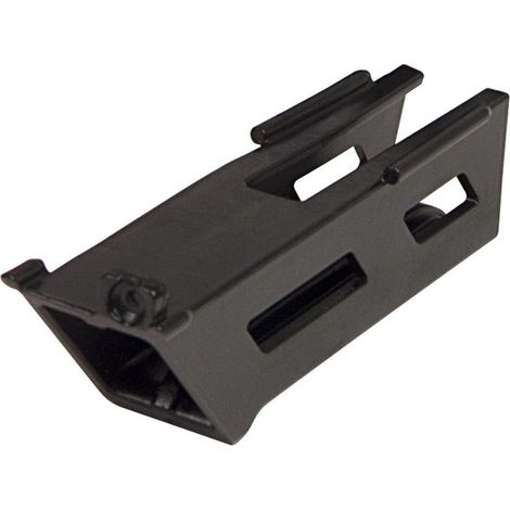Guía de cadena Racetech negra para motocicletas, compatible y fácil de instalar.