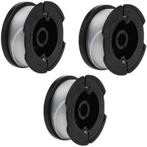 Replacement head for BLACK+DECKER AF-100-3ZP trimmer line, 3-pack - Karteo (1/4)