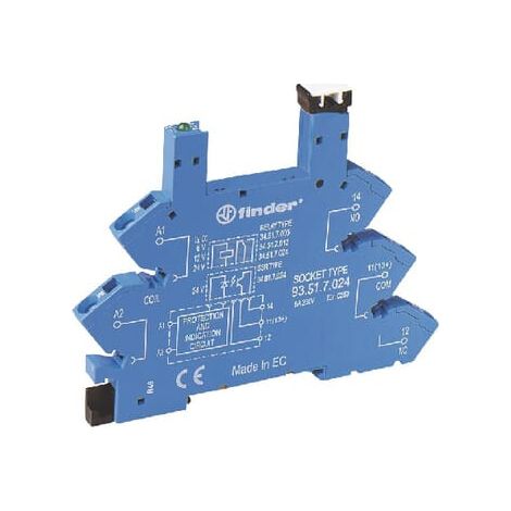 Base rel茅 t茅c. resorte fijac. FINDER 93510024 (1/2)