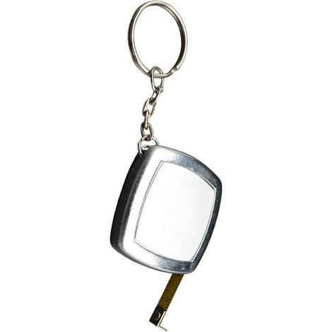 Mini mètre porte-clés, 2m/acier, rétractable, pour bricolage (1/5)