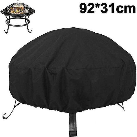 Housse de protection imperméable contre la poussière pour barbecue, ronde et robuste, idéale pour les barbecues à gaz d'extérieur. Protection UV et anti-poussière. (1/5)